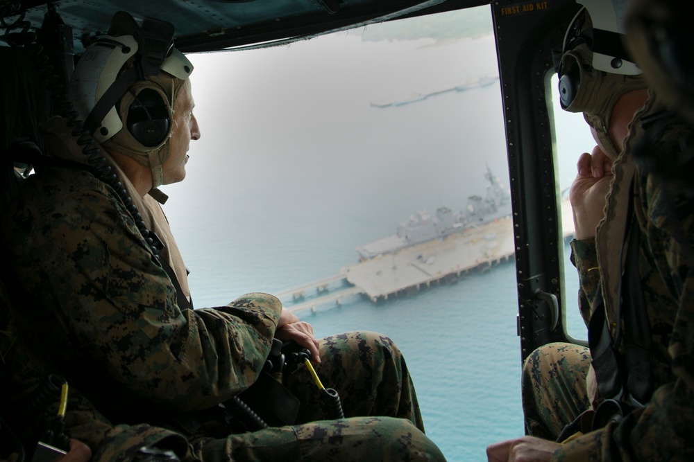 Deputy Commandant of Installations, Logistics tours Marine Corps Installations Pacific Strategic Locations