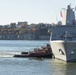 USS New York pulls into port for Veterans Week 2015