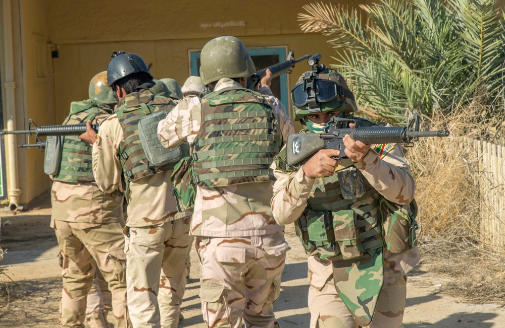 Urban operations training at Camp Taji, Iraq