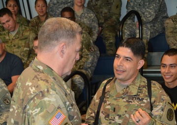 Army chief of staff visits injured service members at CFI