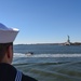 USS New York arrives to NYC for Veterans Week 2015