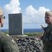 NAF Atsugi leadership raise American flag on Mount Suribachi