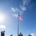 NAF Atsugi leadership raise American flag on Mount Suribachi