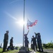 NAF Atsugi leadership raise American flag on Mount Suribachi