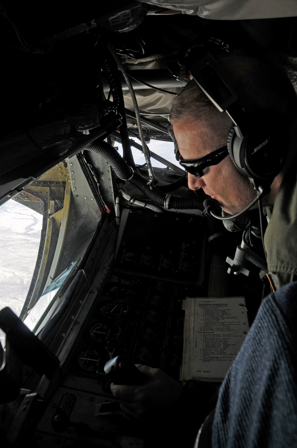 Utah Air National Guard KC-135 boom operator