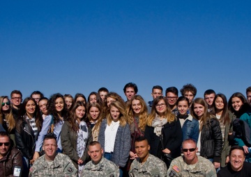 Speaking the Same Language: English students in Kosovo visit Bondsteel for a day