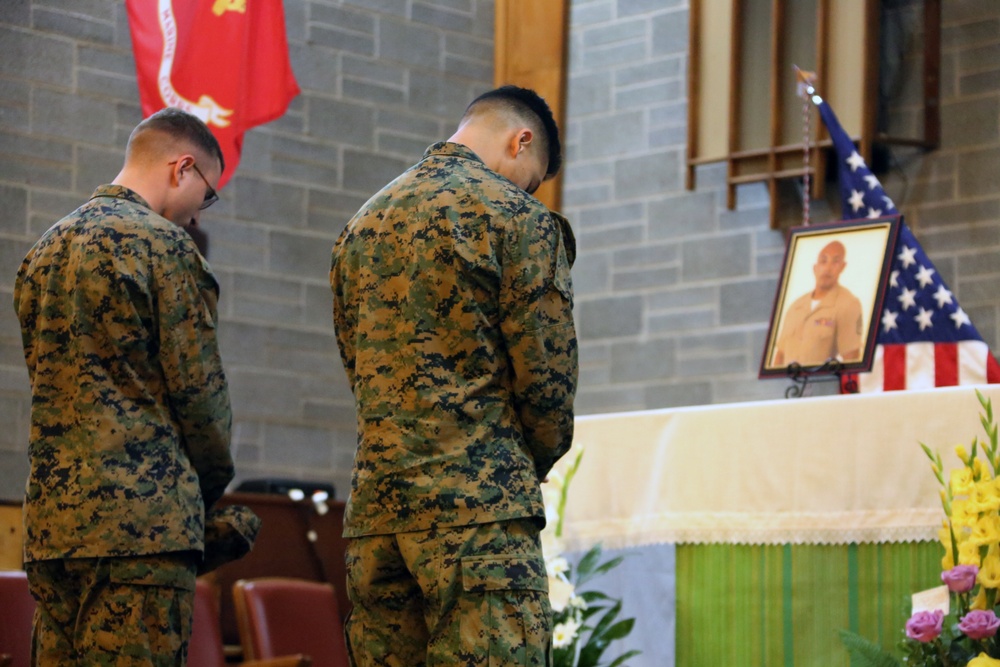 Marines gather to honor fallen brother’s memory