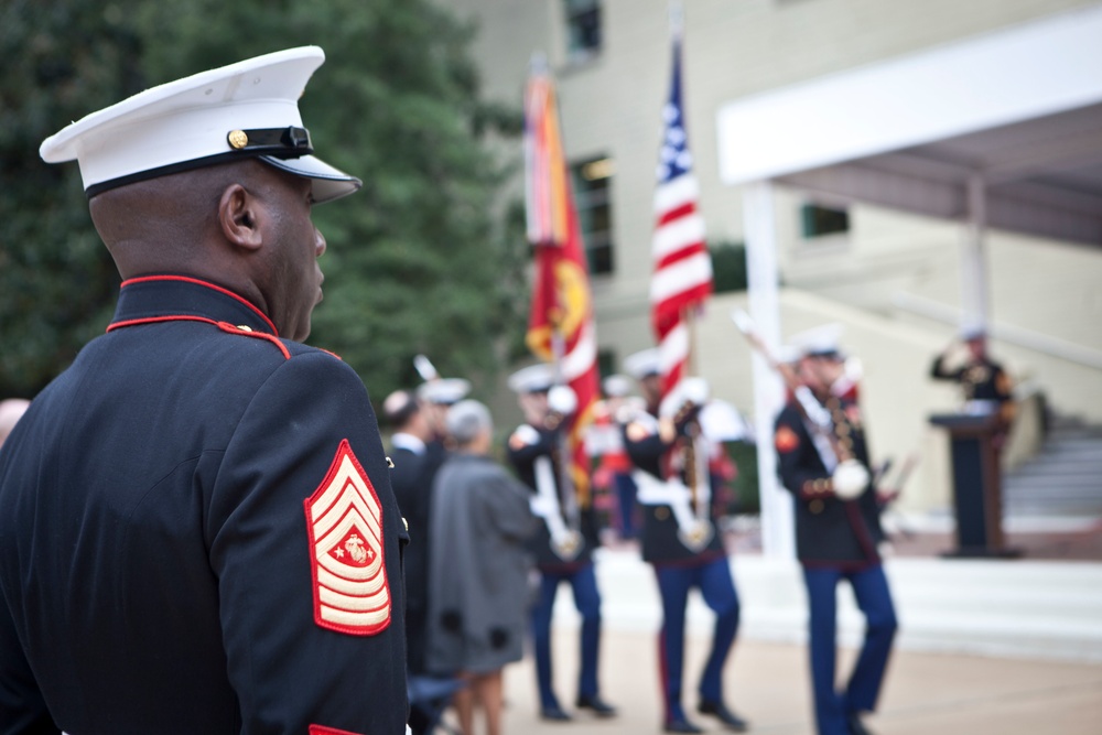 Pentagon Cake Cutting Ceremony