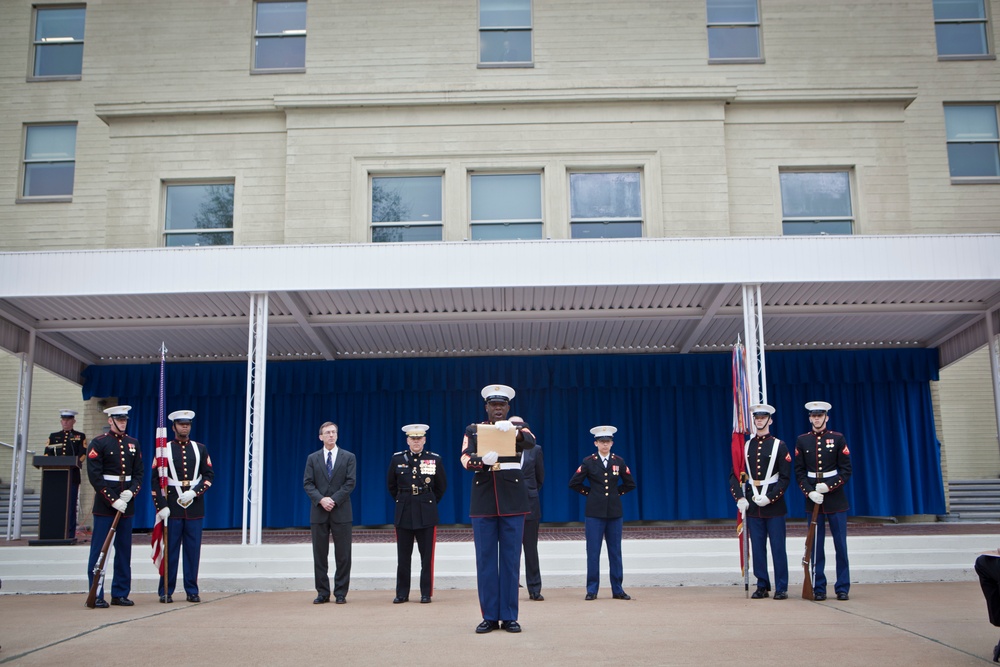 Pentagon Cake Cutting Ceremony