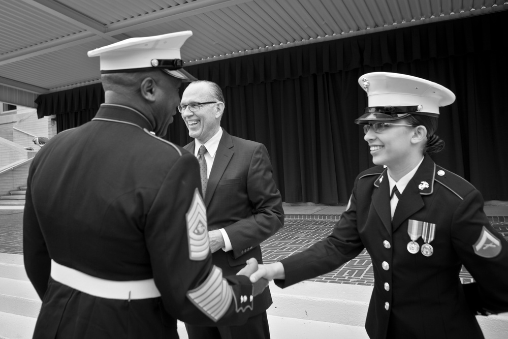 Pentagon Cake Cutting Ceremony