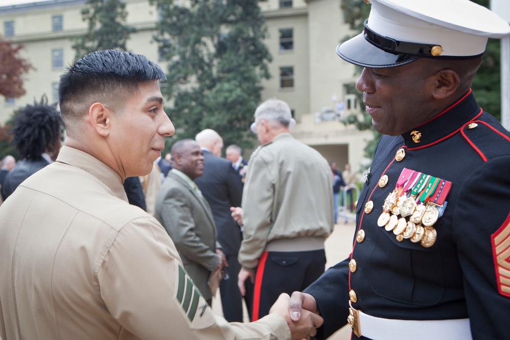 Pentagon Cake Cutting Ceremony