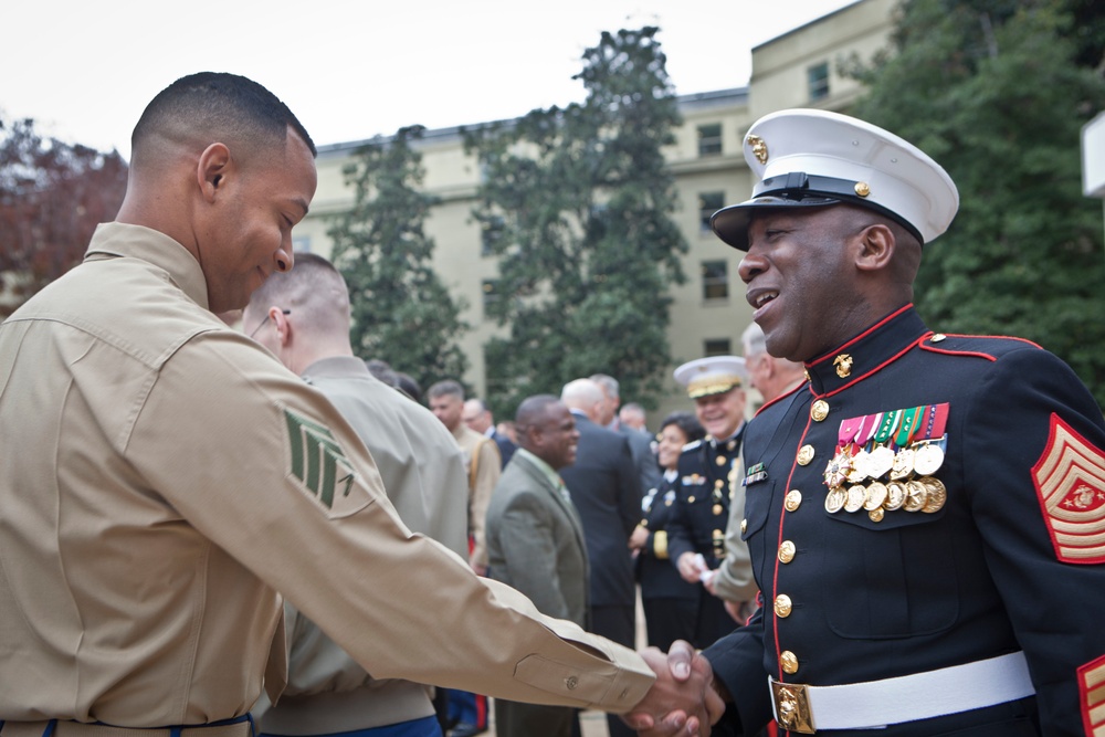 Pentagon Cake Cutting Ceremony