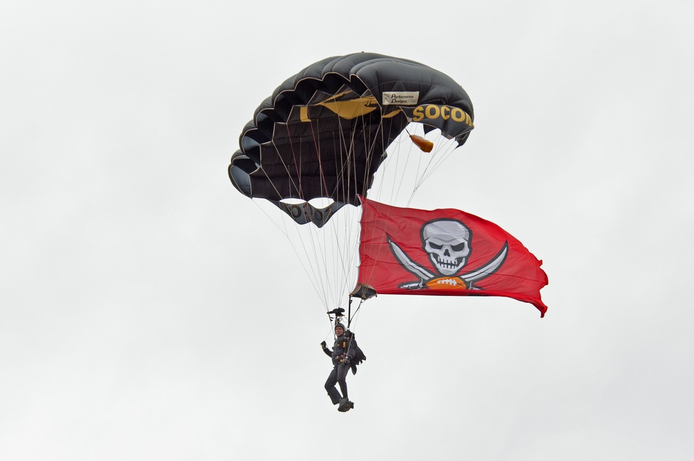 SOCOM helps kick off NFL game at Raymond James Stadium