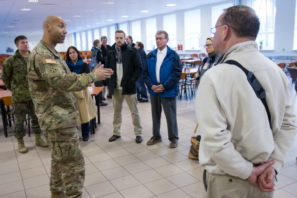 3rd Battalion, 69th Armor Regiment participates in staff delegation visit in Latvia