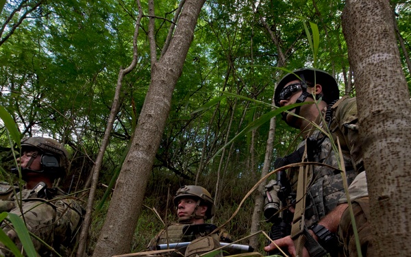 25th ASOS teamed up with the 25th ID in a Joint Force FTX