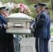 Graveside service of Maureen Fitzsimons Blair, also known as Maureen O’Hara, in Arlington National Cemetery