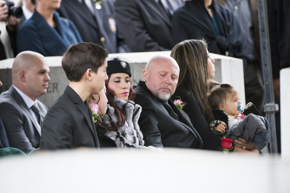 Graveside service of Maureen Fitzsimons Blair, also known as Maureen O’Hara, in Arlington National Cemetery