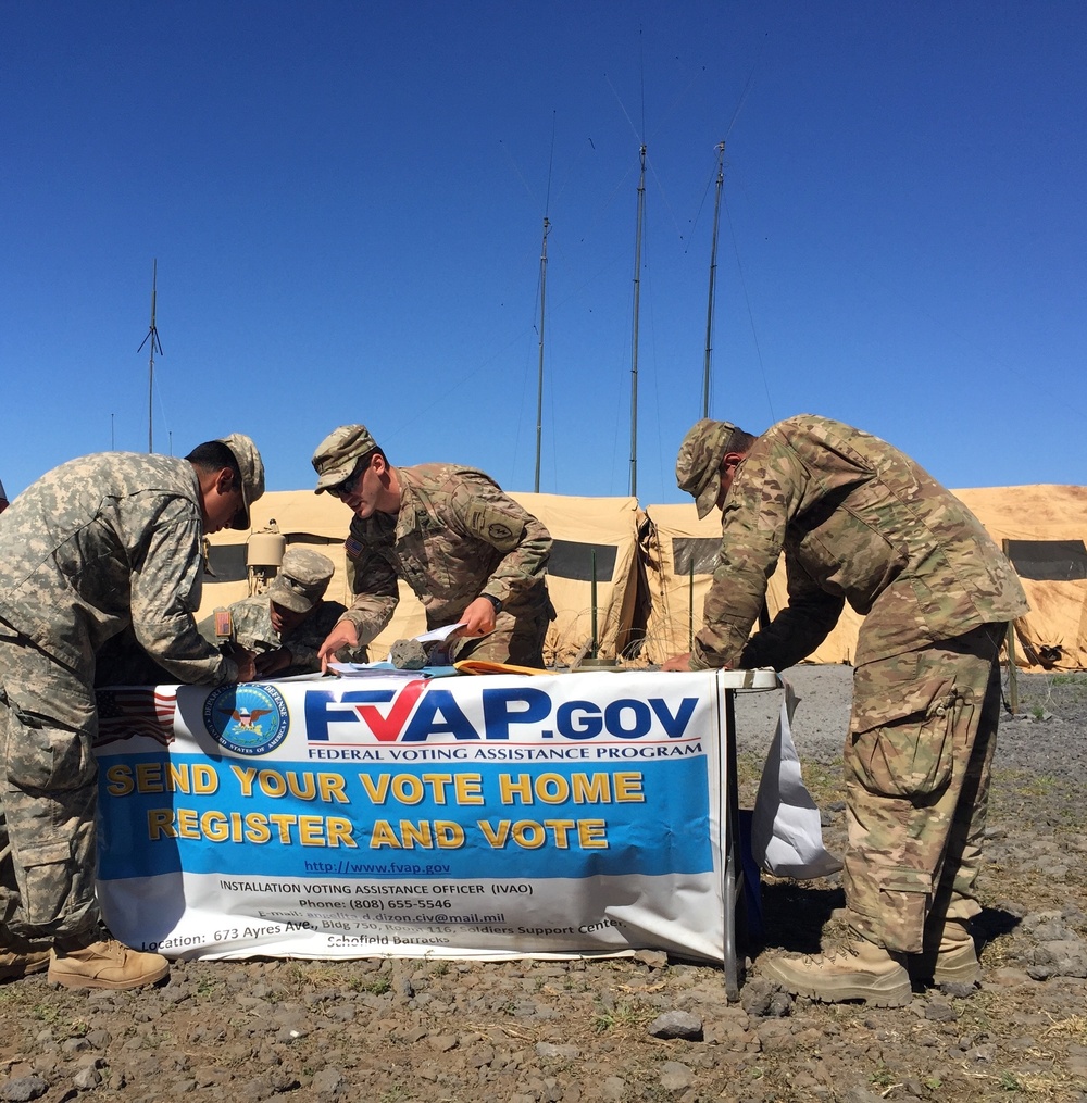 2-14 Cav Squadron leads charge in voter registration
