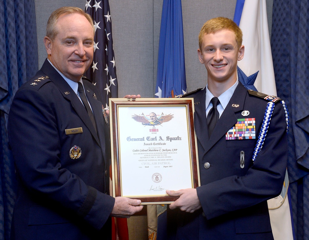 Gen. Spaatz Award presentation