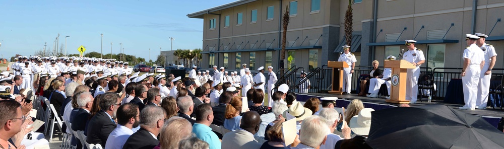 Opening of the LCS Two support facility at Naval Station Mayport