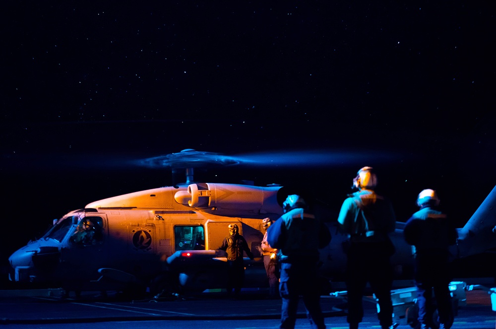 USS George Washington action