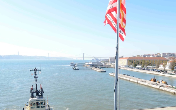 USS Mount Whitney in Lisbon