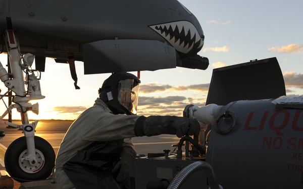 LOX keeps pilots breathing over Europe