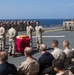 US Marines celebrate birthday at sea