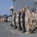 US Marines celebrate birthday at sea