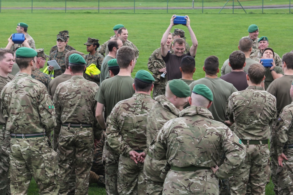 U.S. Marines, British Army hold CFT competition