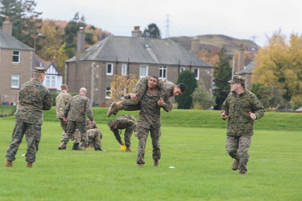 U.S. Marines, British Army hold CFT competition