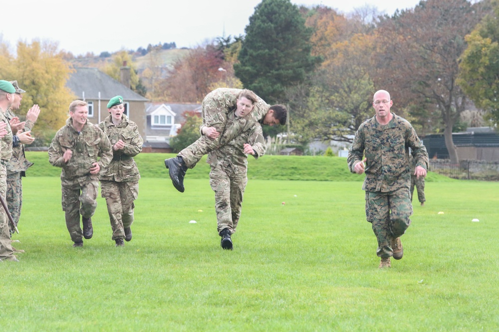 U.S. Marines, British Army hold CFT competition