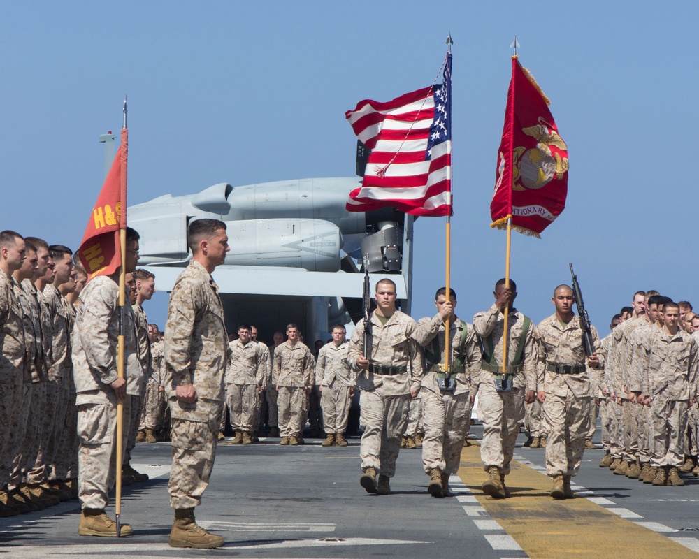 DVIDS - Images - US Marines celebrate birthday at sea [Image 17 of 17]