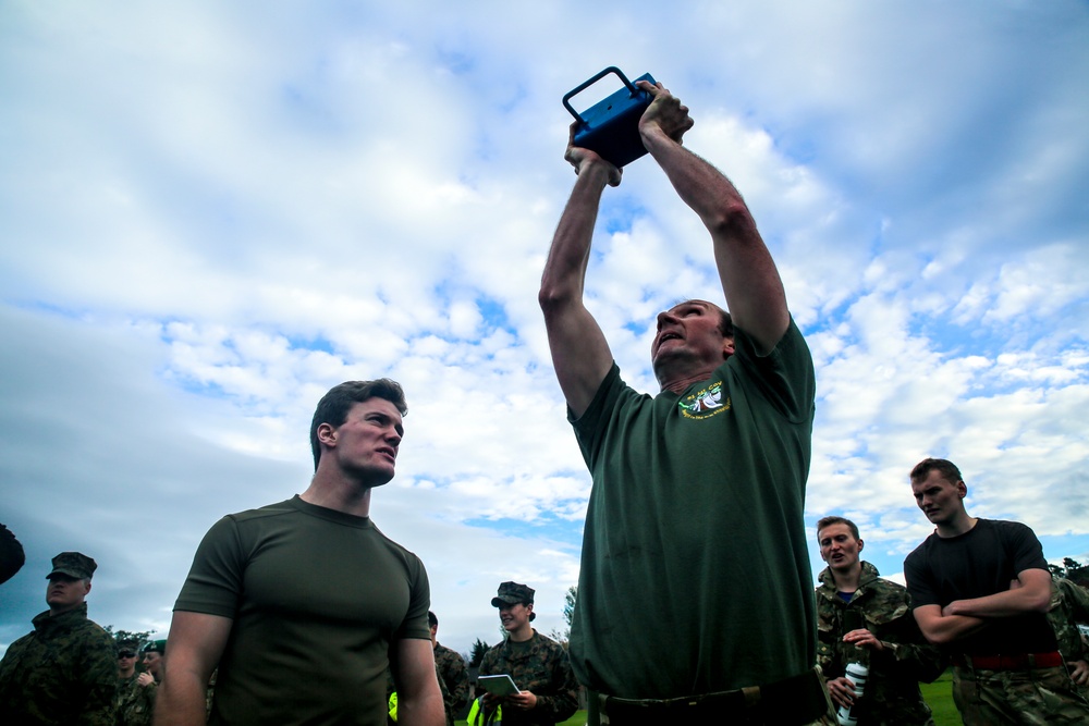 U.S. Marines, British Army hold CFT competition