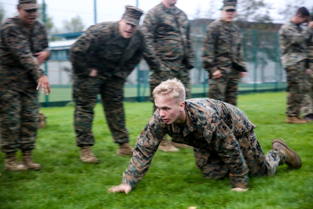 U.S. Marines, British Army hold CFT competition