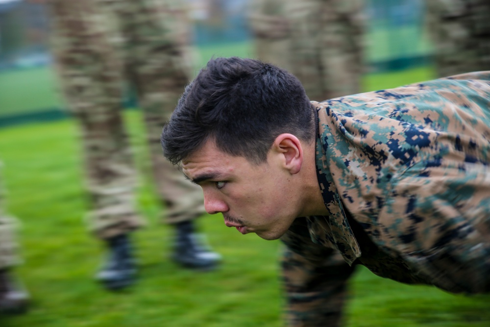 U.S. Marines, British Army hold CFT competition