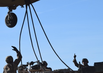 Sky Soldier engineers brings sling load expertise to Exercise Trident Juncture 15