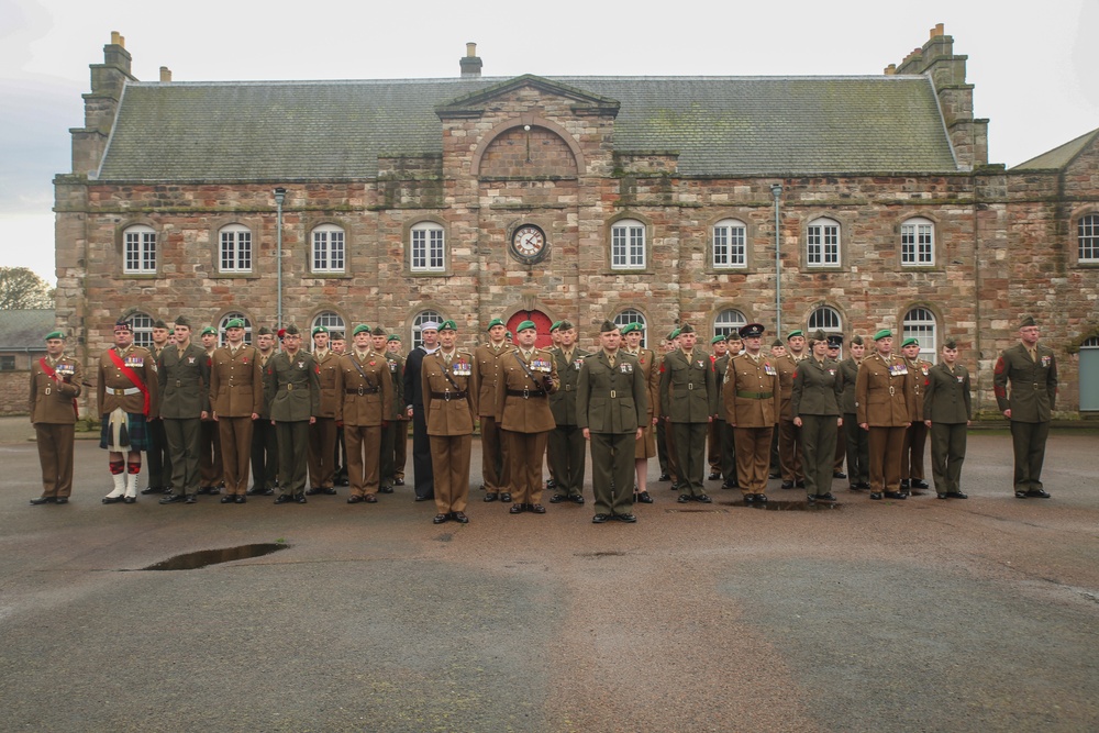 U.S. Marines join British forces for Remembrance Day Parade