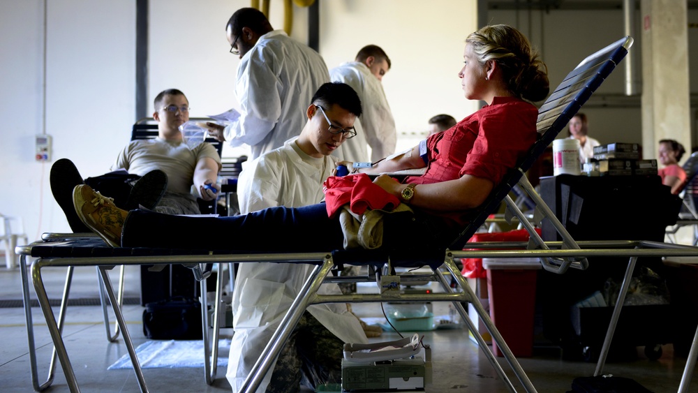 Members donate blood, help prevent loss of life