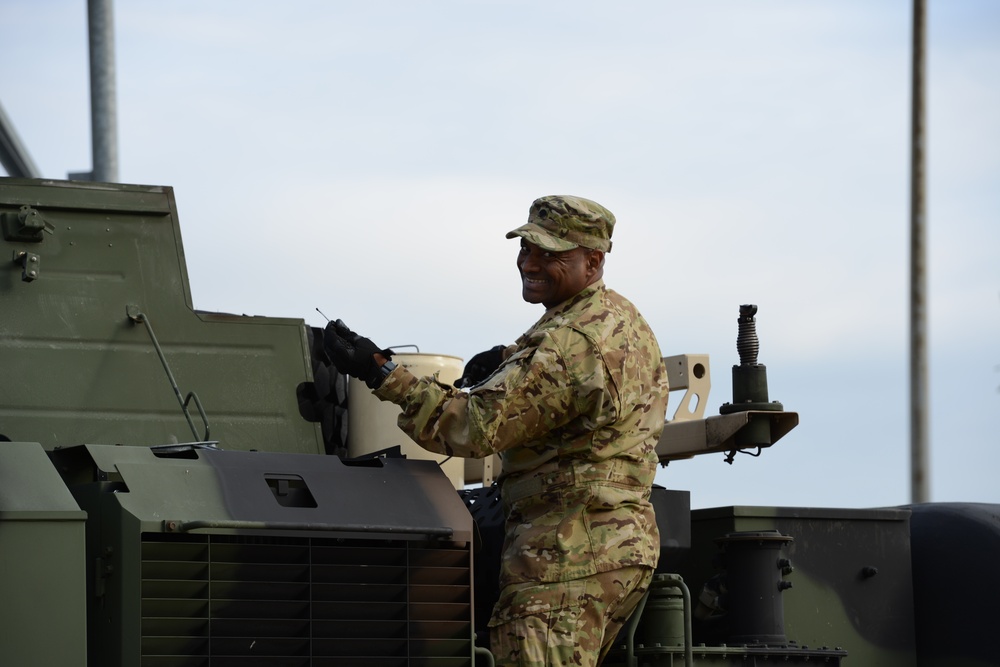 Eco 1-3 Attack Reconnaissance Battalion vehicles returned from Zaragoza, Spain