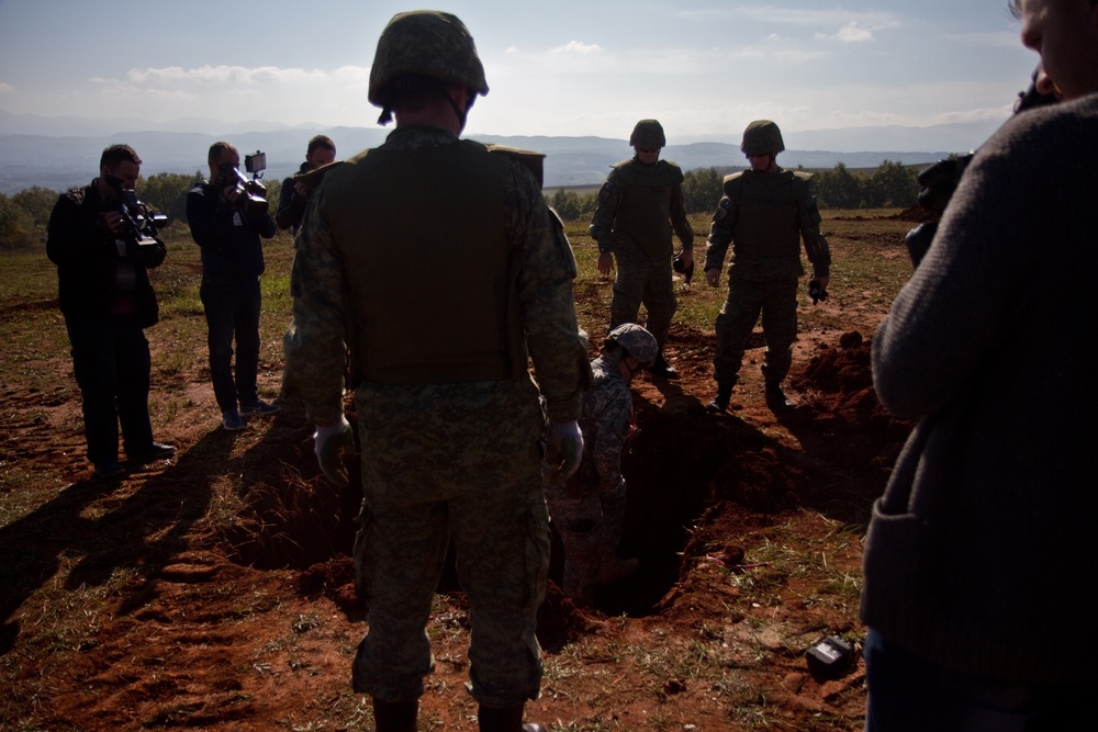 KFOR and KSF detonate explosives found in Kosovo communities