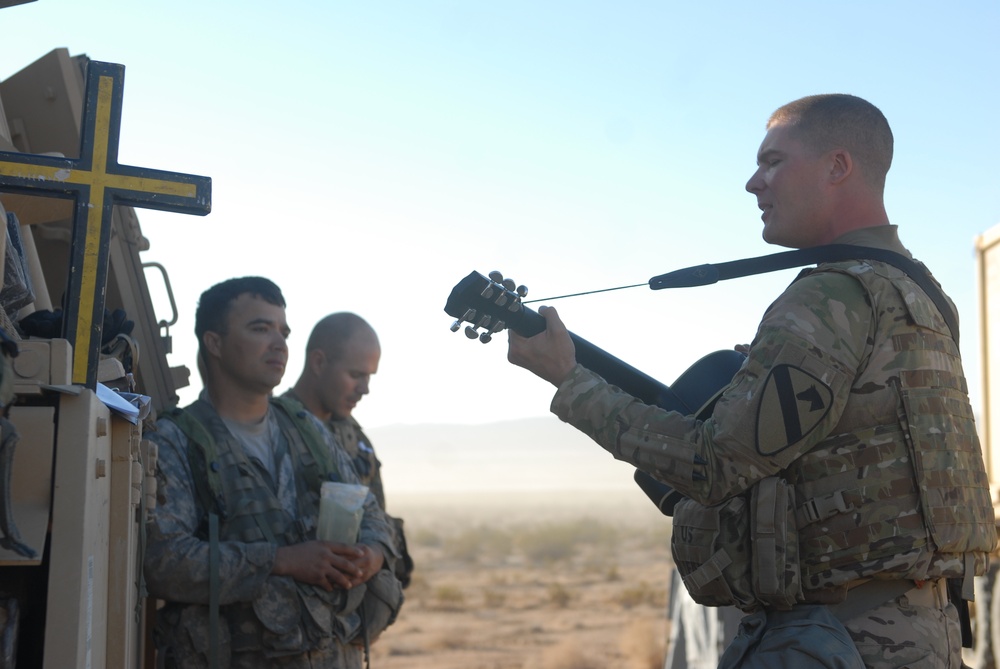 Singing chaplain