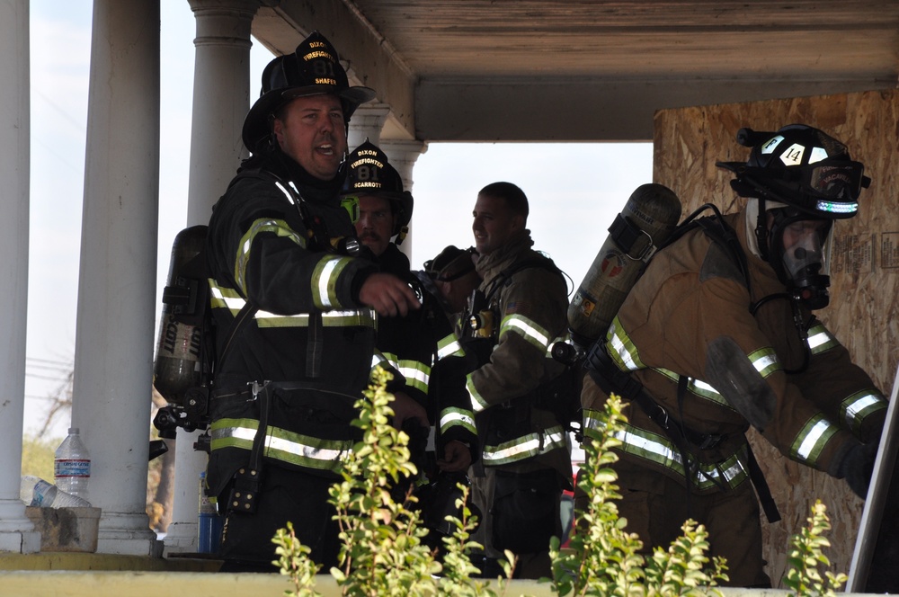 Travis, Beale participate in live fire training exercise