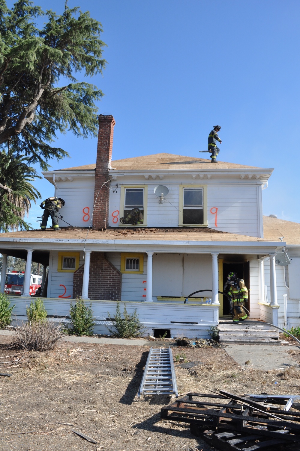 Travis, Beale participate in live fire training exercise