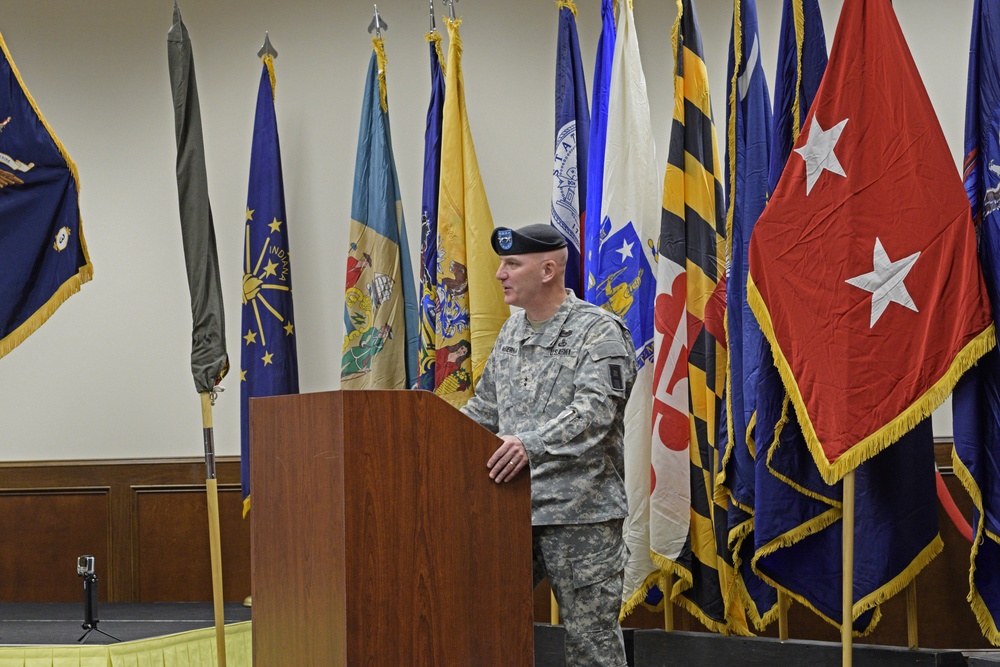 Maj. Gen. McKiernan, 205th Infantry deactivation