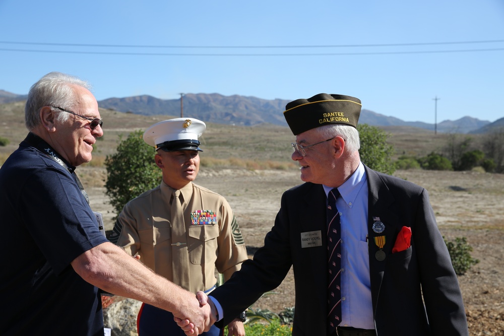 2nd Battalion, 1st Marine Regiment honors 2/1 Vietnam veterans