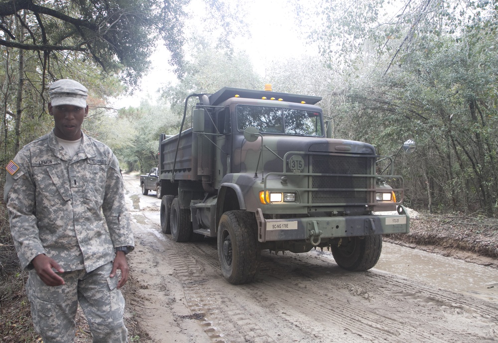 South Carolina National Guard Soldiers continue to rebuild