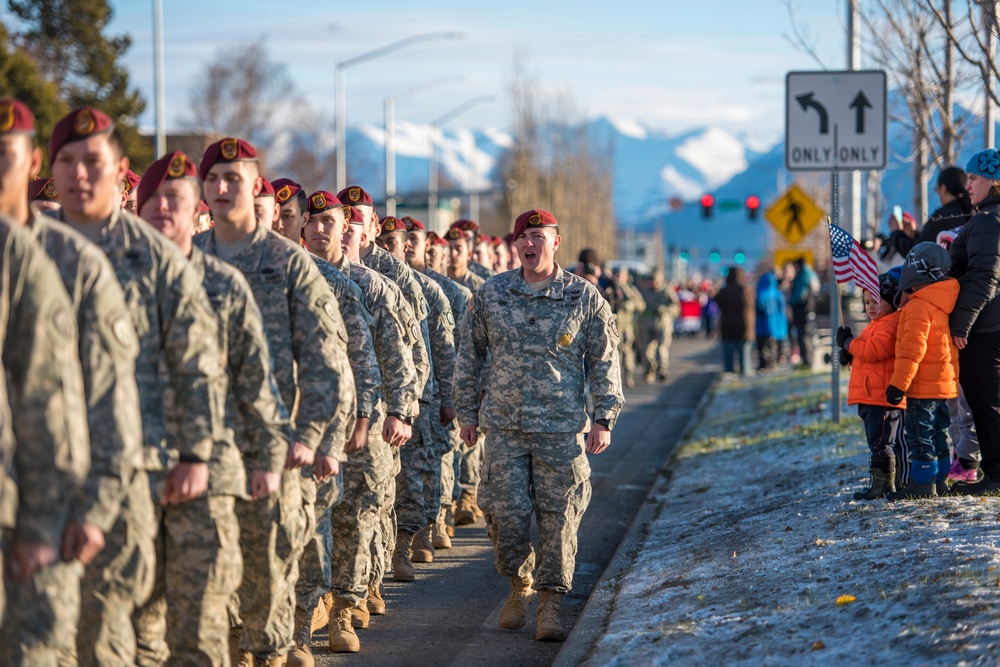 Alaska Air Guardsmen in first-ever Anchorage Veterans Day Parade