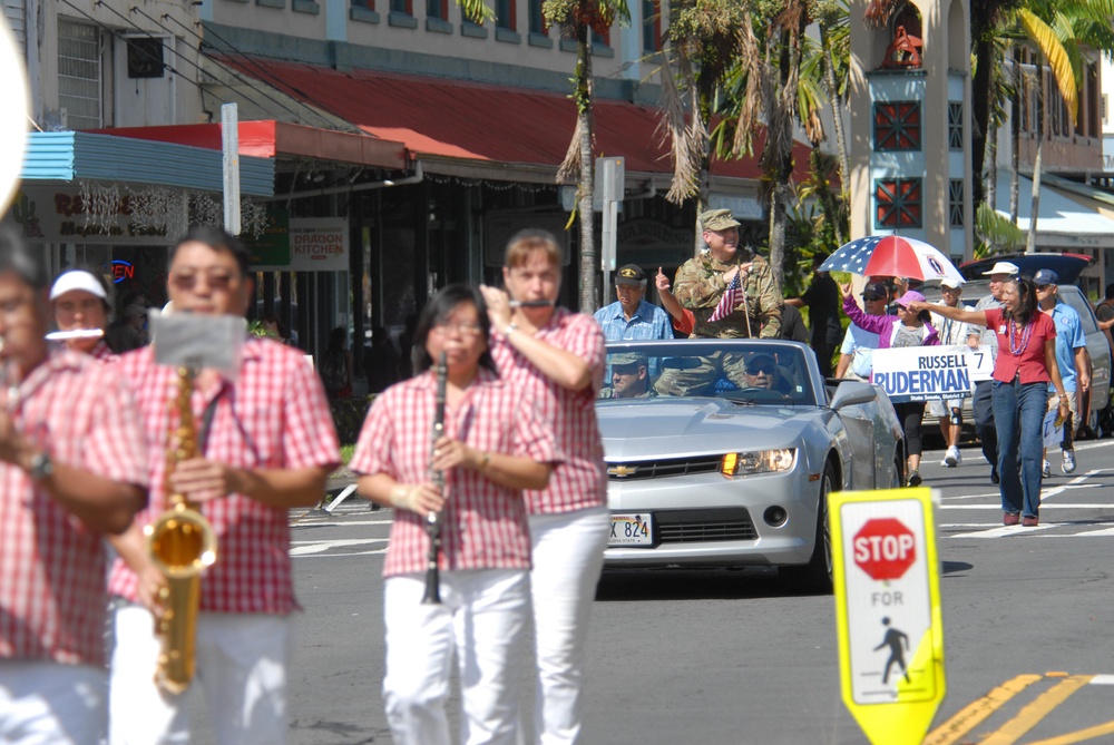 Eighth Annual Hawai‘i Island Veterans Day Parade in downtown Hilo, Hawaii, Nov. 7, 2015