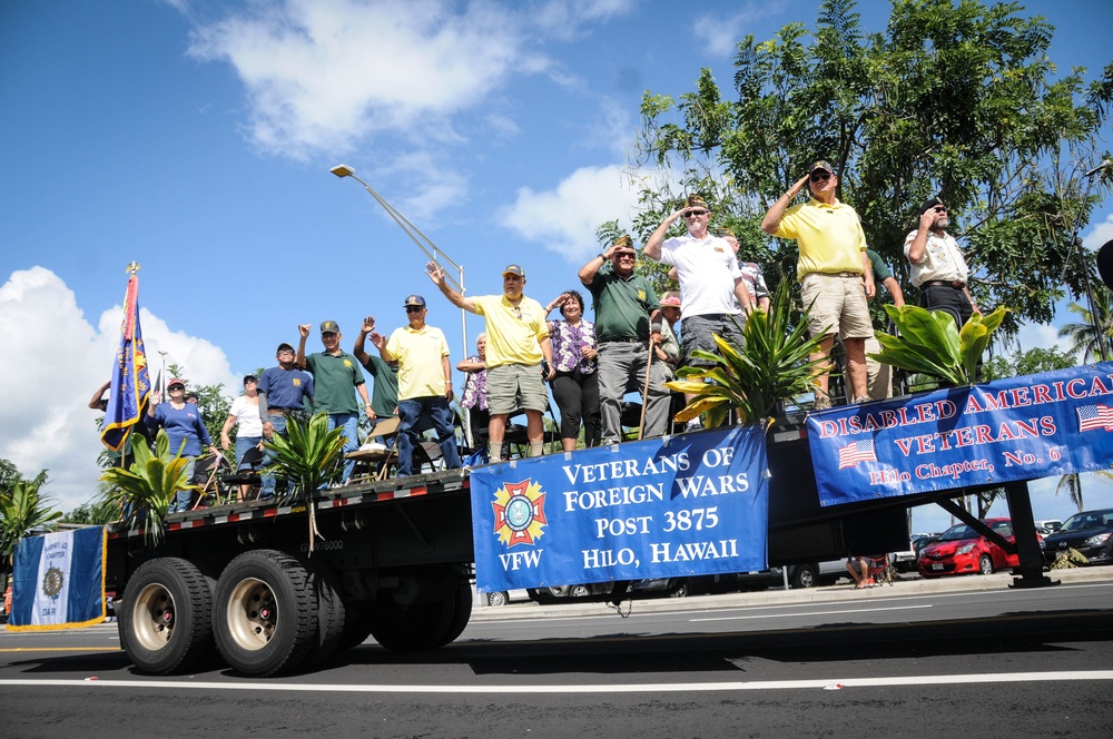 Eighth Annual Hawai‘i Island Veterans Day Parade in downtown Hilo, Hawaii, Nov. 7, 2015